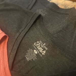 5 pack Fresh Clean Tees brand V neck T-shirts